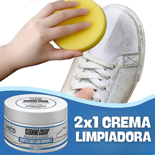 PAGA 1 Y LLEVA 2! 🎁 CREMA LIMPIADORA DE ZAPATOS PARA UNOS TENIS BLANCOS 🤍